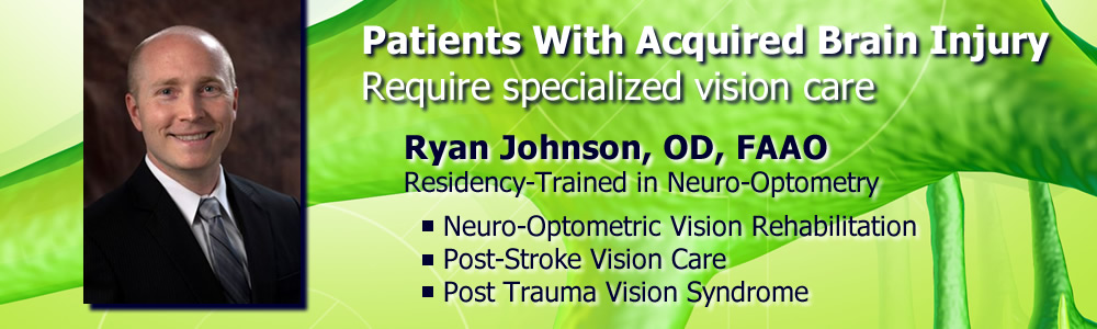 Dr. Ryan Johnson, residency trained neuro optometrist Boise Idaho